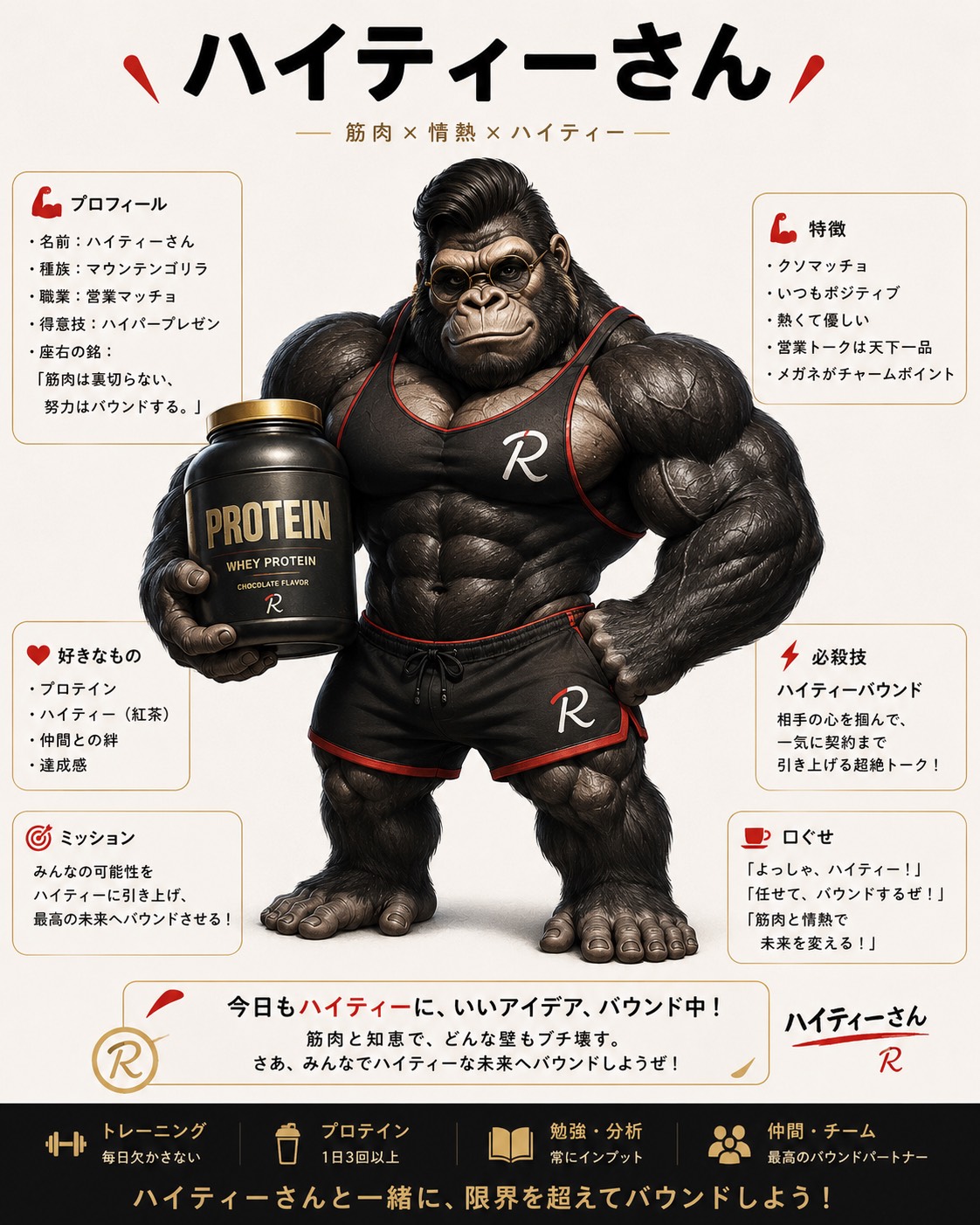 ハイティーさん ゴリラタイプ